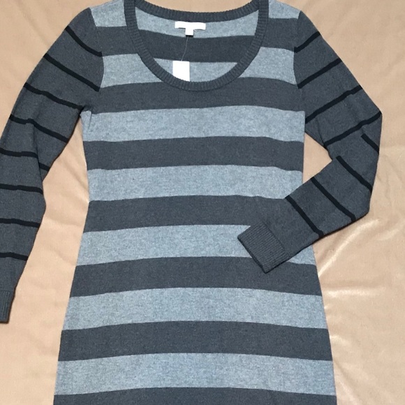 NWT • Striped Sweater Dress - Picture 2 of 5